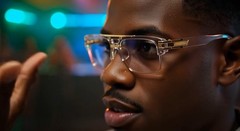 Designer Men Sunglasses Fashion Square Gold Hip Hop Model new Style 2023 Shades