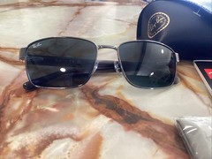 Ray-Ban RB3750 Polished Gunmetal/Blue 62 mm Sunglasses RB3750 004/R5 62-18
