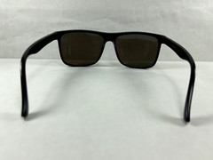 Blue Mirror Lenses Matte Black Frames Square Sunglasses 908P MADE IN CHINA