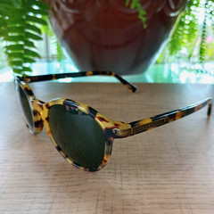 COACH HC8312U 517171 Oval Full Rim Sunglasses Tokyo Tortoise/Dk Green Lens 51mm