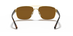 Ray-Ban RB3663 Polished Arista Gold/B-15 Brown Polarized 60 mm Sunglasses