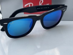 NEW Ray-Ban RB2140 Original WAYFARER 901/17 BLUE MIRROR Sunglasses 50mm