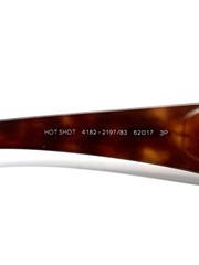 Arnette Rectangular Brown Matte Tortoise Sunglasses Hot Shot 4182 62 17 140