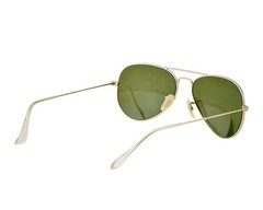 Ray-Ban Sunglasses RB3025 Aviator Flash Gold Frame Blue Flash Lenses 58mm Unisex