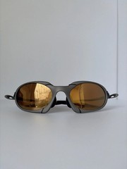 Oakley Romeo X Metal Polarized Sunglasses Matte Gray Frame/Brown Lens Ret IN BOX