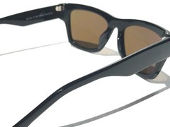 Revo Sunglasses INDIGO Shiny Black Frame / Terra Brown POLARIZED Lens RE1241 NEW