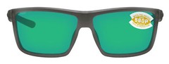 Costa Del Mar Rinconcito Matte Gray Green Mirror 580 Plastic Polarized Lens
