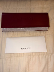 Gucci GG0748S 001 Black Grey Rectangle Sunglasses NEW IN BOX Men’s 59mm