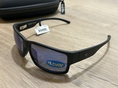 Salt Life Naples Matte Black Mirror Blue Glass Lens $229 Live Salty Saltlife NWT