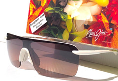 Maui Jim PALULU Metallic Matte Platinum POLARIZED HCL Bronze Sunglass HS680-05