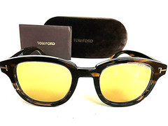Authentic Tom Ford Garret 50E 49mm Men’s Havana Sunglasses Luxury Italy