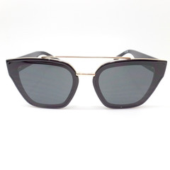 Quay Sweet Talker Black Gold Grey Sunglasses Authentic New