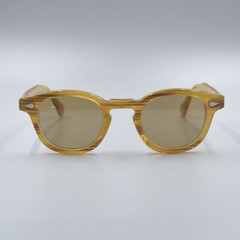 Brand Men Brown sunglasses brown glass lens glasses johnny depp blonde glasses