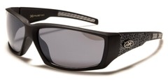 X-Loop Wrap Around Rectangle Camouflage Pattern Temple Sunglasses Driving Hiking