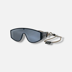 Kenzo Men’s KZ40132U Blue Injected Mask Shield Sunglasses Shades Size 00-0-145