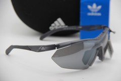 NEW ADIDAS SP 0016 20C GREY SHIELD AUTHENTIC FRAMES SUNGLASSES 145-135 MM