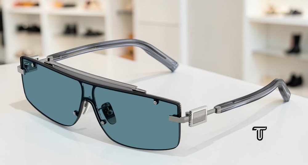 DOLCE & GABBANA DG2335 04 80 Gunmetal Solid Blue 40 mm Men’s Sunglasses