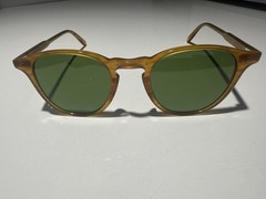 Brand New Garrett Leight Sunglasses Hampton BT/SFPGN 46MM Made In Japan