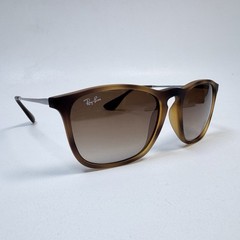 NEW Genuine Ray-Ban Chris Polarized RB4187 4187 Black Gradient Lens Size 54/18