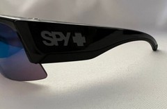 Authentic SPY+ FLYER Black Men’s Wrap Sunglasses 673344038473 – 74 mm – (15-3)
