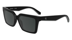 Unisex Adult Sunglasses CKJ25602S – Black with Solid Grey Lens