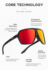 Polarized Fishing Sunglasses Driving Golf Running Cycling UV400 !! US SELLER !!