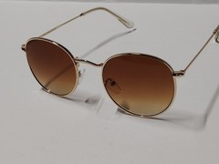 Sunglasses Ray-Ban RB3447 Brown lens Gold Frame Unisex