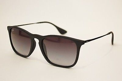 Ray-Ban RB 4187F Chris sunglasses 622/8G Rubber Black 54mm UNISEX