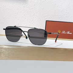 Loro Piana FAI0302 Titanium Aviator Sunglasses 54-18-145 Unisex Italy
