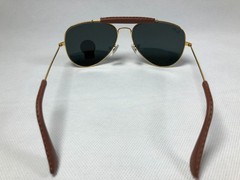 RAY-BAN RB3422 Aviator Sunglasses Gold Frame 58mm Gray Lens