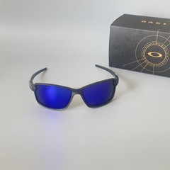 Oakley Carbon Shift OO9302 Matte Black Deep Blue Lens Sunglasses Carbon Fiber