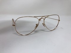 RAY BAN SUNGLASSES FRAME ITALY METAL AVIATOR RB3025 001/78 Gold 58mm XO48