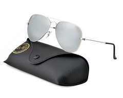 Ray-Ban Sunglasses RB3025 Aviator Mirror Silver Frame Silver Mirror Lenses 58mm