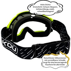 Anti Fog Kids Youth Motorcycle Motocross Goggles for Boys Girls Age 3-12
