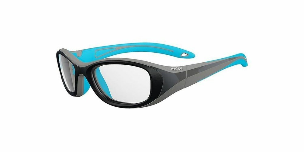 Bolle® Sport 12478 COVERAGE, KIDS’ Safety Glasses, Blue Frame, Clear PC Lens