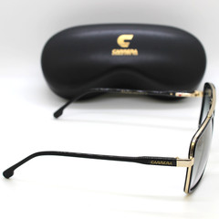 NEW Carrera 256/S Sunglasses Gold Black / Green Shaded Gold Mirror RHL Authentic