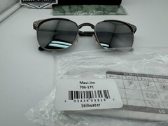 MAUI JIM STILLWATER MJ 706-17C PEWTER NEUTRAL GREY POLARIZED FOLDING SUNGLASSES
