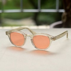 Vintage Amber sunglasses men crystal yellow acetate glasses women amber glasses