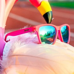 Goodr Sunglasses “FLAMINGOS ON A BOOZE CRUISE” Pink Sunglasses BEST SELLER!