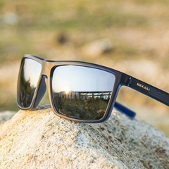 Men’s XXL Wide Fit Polarized TR90 Square Sunglasses Matte Black Dark Smoke Lens