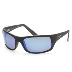 Maui Jim Men’s Kanaio Coast 61mm Black Polarized Sunglasses MJ0766S-002