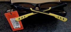 Imported BOOTS Sport Sunglasses Yellow & Black Frames 100% UVA UVB MSRP $29.99