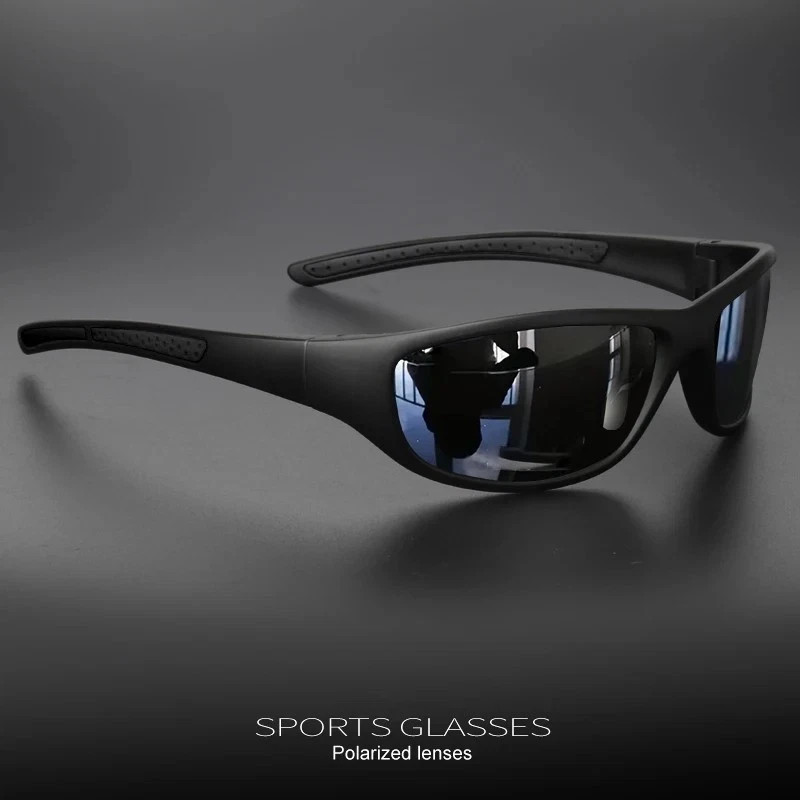 Polarized Sports Sunglasses for Men Wrap Around UV Protection Cycling Outdoor