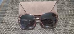 MOLSTA Helen Keller Series Rectangle Full Rim Pink/Gray Gradient UV400