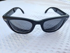 Ray-Ban Wayfarer Folding Matte Black Frame Unisex Sunglasses RB4105 601S-50