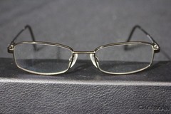 CHARMANT Titanium Perfection Bronze Reader Glasses 140mm W/Hardcase AR16320