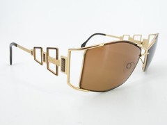 NICE Cazal 944 Sunglasses FRAMES 130 Gold 59[]16-130 Brown Germany M405