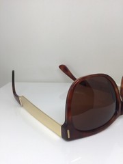 Retrosuperfuture Classic Basic SUPER Sunglasses M. 364 Havana Tort. W/ Gold Legs