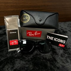 Ray-Ban RB2140 Wayfarer Classic Sunglasses Sunglass Black Frame Black Lens 50mm