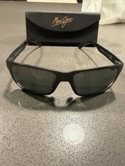 Maui Jim RED SANDS Sunglasses MJ432-2M 59/17-140 Black Frame